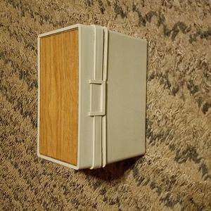 Card file. Great for business cards, recipes, coupons, etc.!